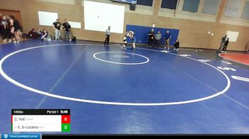 145lbs Cons. Round 2 - Emilia Santos-Lozano, Mountain View (Girls) vs Carmen Hall, Hanford (Girls)