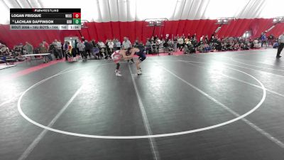 16U Boys - 150 lbs Champ. Round 2 - Logan Frisque, Wisconsin vs Lachlan Daffinson, Get Blue Demons