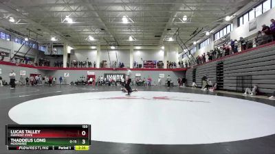 133 lbs Champ. Round 2 - Thaddeus Long, McKendree vs Lucas Talley, Fairmont State