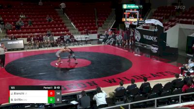 165 lbs Finals (2 Team) - Bryce Griffin, Davidson vs Joseph Bianchi, Little Rock