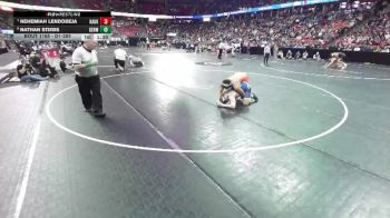 D1-285 lbs Quarterfinal - Nehemiah Lendobeja, Kaukauna vs Nathan Stiebs, Germantown