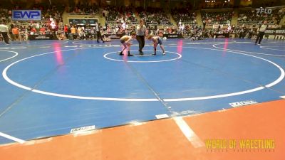 58 lbs Round Of 16 - Everett Luxton, Bartlesville Wrestling Club vs Joseph Ventre, Florida Scorpions