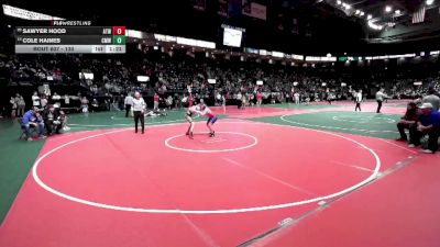 130 lbs Champ. Round 1 - Cole Haines, CMW2 vs Sawyer Hood, ATW2