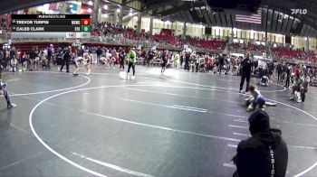 110 lbs Champ. Round 2 - Caleb Clark, Sandhills Thedford Knights vs Trevor Turpin, Millard South Wrestling Club