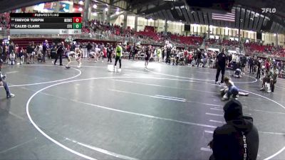 110 lbs Champ. Round 2 - Caleb Clark, Sandhills Thedford Knights vs Trevor Turpin, Millard South Wrestling Club