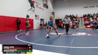 190 lbs Semifinal - Jamar James, Lewisburg vs Kamar Houston, Oxford High School