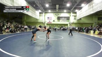 145 lbs 2nd Place Match - Perla Villegas, SAN FERNANDO vs Sherlyn Sanchez-Gomez, CHATSWORTH