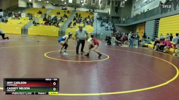 105 lbs Semifinal - Amy Carlson, Clackamas vs Cassidy Nelson, Gresham