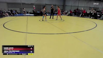 125 lbs Placement Matches (8 Team) - Sadie Davis, Georgia Red vs Siena Palmisciano, North Carolina