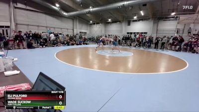 157 lbs Cons. Round 4 - Wade Suckow, Fort Collins vs Eli Pulford, Palmer Ridge