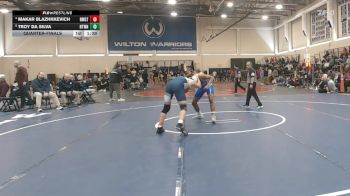 165 lbs Quarterfinal - Makar Blazhkkevich, Newington vs Troy Da Silva, Newtown