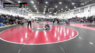150 lbs Round Of 32 - Jordan Mattos Pereira, Wilton vs Makar Blazhkkevich, Newington
