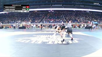 D1-175 lbs Cons. Round 2 - James Moore, Walled Lake Northern HS vs Noah Barnett, Saline HS