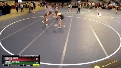 152 Championship Bracket Cons. Round 3 - Henry Johnson, Mahtomedi vs Parker Judge, Scott West