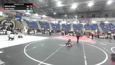 70 lbs 5th Place - Declan Snell, Pikes Peak Warriors vs Gabe Fagan, Valley Bad Boys