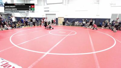 M-80 lbs 5th Place - Jayce Pruitt, MI vs Lincoln Smith, OH