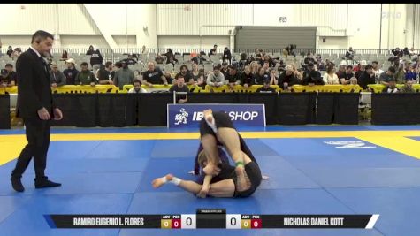 Nicholas Daniel Kott vs Ramiro Eugenio L. Flores 2025 World IBJJF Jiu-Jitsu No-Gi Championship