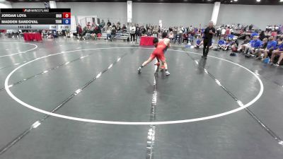 144 lbs Jordan Loya, Team Idaho vs Madden Sandoval, Team Oregon