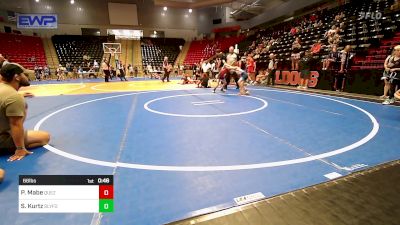 66 lbs Semifinal - Parker Mabe, Quezada Wrestling Academy vs Snyder Kurtz, SlyFox Wrestling Academy