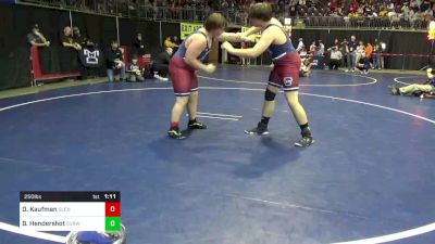 250 lbs Consy 4 - Devin Kaufman, Glendale vs Brooks Hendershot, Curwensville