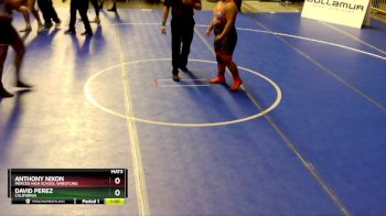 220 lbs 3rd Place Match - David Perez, California vs Anthony Nixon, Merced High School Wrestling
