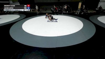 138 lbs Beckett Clear, IEWA - Inland Empire Wrestling Association vs Jacob Lopez, TCWA - Tri-Counties Wrestling Association