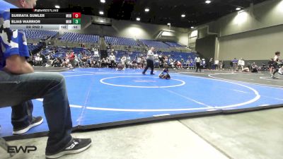 45 lbs Rr Rnd 2 - Surraya Sumler, Mighty Bluebirds vs Elias Warrior, Mighty Bluebirds