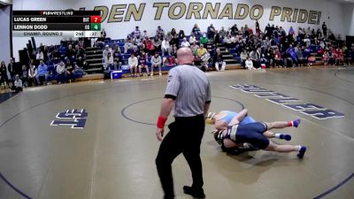 145 lbs Champ. Round 2 - Joseph Murphy, Pine Richland vs Braden Hoffer, Connellsville