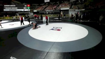 120 lbs Quarters - Deagan Kinkade, MTC - MANTANONA TRAINING CENTER vs Vander Gibson, Origin Training Center