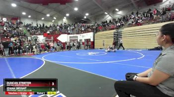 136 lbs Cons. Round 3 - Duncan Strieter, Oak Hill Wrestling Club vs Izaiah Bryant, Southport Wrestling Club