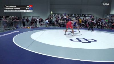 74 kg Champ. Rd Of 16 - Declan Koch, Askren Wrestling Academy vs Matthew Staples, Midwest Regional Training Center