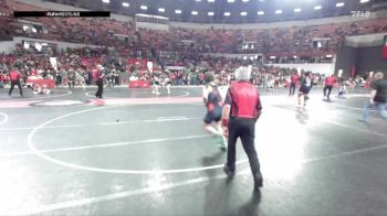 132 lbs Cons. Round 4 - Evelyn Eckdhal, Monroe Wrestling Club vs Genevieve Eager, BYA Wrestling