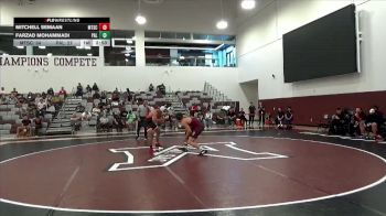 174 lbs Semis & 3rd Wb (16 Team) - Mitchell Semaan, Mt. San Antonio College vs Farzad Mohammadi, Palomar