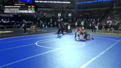 170 lbs Round Of 16 - Brooklyn Bittner, Rio Mesa (SS) vs Areli Rodriguez, Alisal (CC)