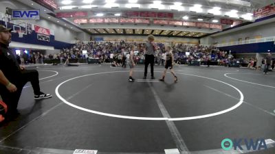 67 lbs Consolation - Whitlee Combs, Cowboy Wrestling Club vs Easton Rutledge, Choctaw Ironman Youth Wrestling