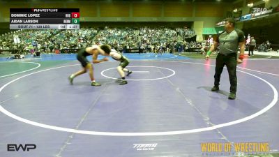 138 lbs Round Of 16 - Dominic Lopez, Hughson vs Aidan Larson, Hermiston Wrestling