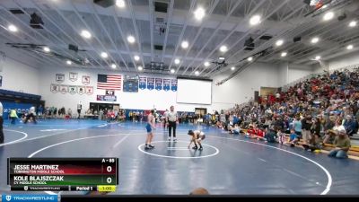 85 lbs Champ. Round 1 - Kole Blajszczak, CY Middle School vs Jesse Martinez, Torrington Middle School