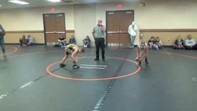 65 lbs Rr Rnd 4 - Aubrey Kokinda, Misfits Girls Wrestling vs Aleyah Grazier, Phoenix Girls Red