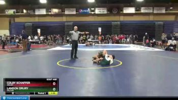 132 lbs Champ. Round 3 - Landon Drury, Falcon vs Colby Schaffer, Valley