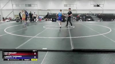 106 lbs Round 1 (8 Team) - Zander Manz, Iowa vs Turner Ross, Minnesota Blue