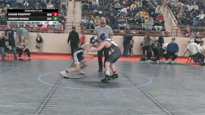 120_B lbs Round Of 32 - Chase Proffitt, Midd-West vs Joseph Rivera, Southern Lehigh