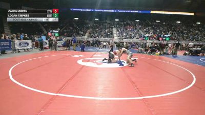 4A-150 lbs Cons. Round 1 - Calvin Green, Star Valley vs Logan Tjepkes, Central