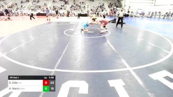 160 lbs Rr Rnd 1 - Gavin Cole, Escape The Rock vs Hudson Ward, Buffalo Valley Blue