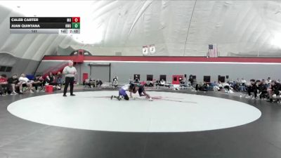 141 lbs Finals (2 Team) - Juan Quintana, Kentucky Wesleyan vs Caleb Carter, Maryville