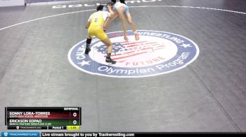 138 lbs Semifinal - Erickson Edpao, Benicia Panther Wrestling Club vs Sonny Lora-torres, South High School Wrestling