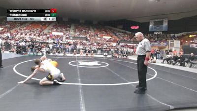 150 lbs 1st Place Match - Murphy Randolph, Abilene HS vs Tristen Cox, Andale HS