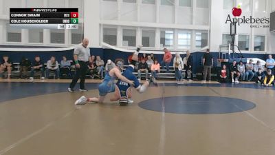 157 lbs Consi Of 16 #2 - Connor Swaim, Pittsburgh - UNATT vs Cole Householder, Unrostered NAPS
