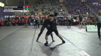 174 lbs Placement Matches (16 Team) - Alex Wilson, Oklahoma City vs Derrick Bannister, Cumberlands (Ky.)