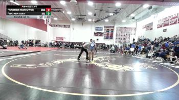 150 lbs Round Of 16 - Cartier Hightower, Granby vs Nathan Addy, Rocky Hill