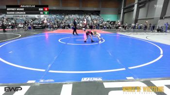 52 lbs Consi Of 8 #1 - Jeffrey Muniz, Red Star Wrestling Academy vs Oaken Lorance, Team Real Life